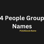 4 People Group Names