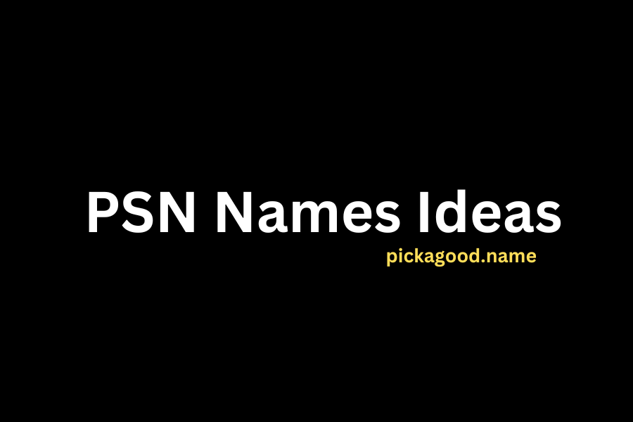 PSN Names Ideas